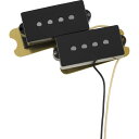 Pure Vintage '60 Split-Coil Precision Bassピックアップは、世界で最も象徴的なベース用ピックアップを忠実に再現しています。 このハムバッキングピックアップは、ポピュラー音楽のサウンドを永遠に変えたパワフルなローエンドとクリアなハイエンドを提供します。ヴィンテージボビン構造からクロスワイヤリングまで、すべてのFender Pure Vintageピックアップは、本物の、伝統的なフェンダートーンとパフォーマンスをお届けします。 ■Features ・全体の明るさを向上させるFormvarコーティングを施したマグネットワイヤー ・よりフォーカスされダイナミックスが強化されたアルニコ5マグネット ・各弦の出力バランスを均一化するフラッシュマウントポールピース ・ワックスポッティング済み ・時代を反映したクロスワイヤーとファイバーボビン構造 ・取り付け金具付属 【ご注文の前にご確認下さい】 楽器用パーツの取り扱いには相応の技術と知識が必要になります。ご注文の際は下記事項にご注意下さい。 ※商品に不良があった場合を除き、お買い上げ後の返品、交換は受け付けておりません。適合性、サイズ、機能等は事前にご確認ください。 ※取り付けの際に起こった破損・損傷・事故につきましては当店は一切保証致しかねます。