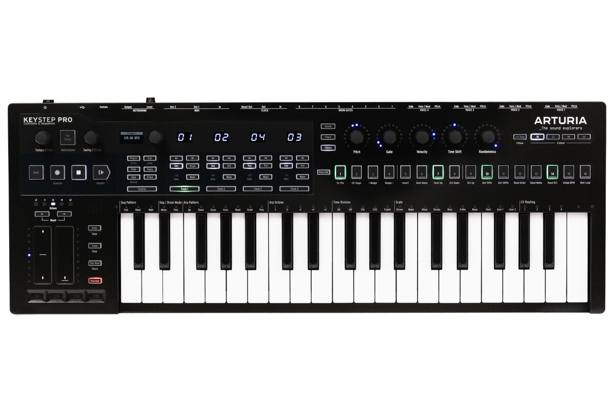 【あす楽対象商品】Arturia アートリア / KEYSTEP PRO CHROMA《限定カラーモデル》ステップシーケンサー／コントロー…