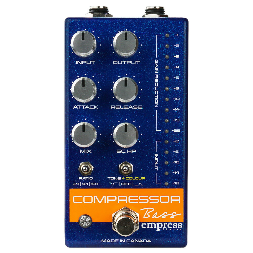 【あす楽対象商品】Empress Effects / Bass Compressor Blue Compressor for Bass ベース用 コンプレッサー【PNG】