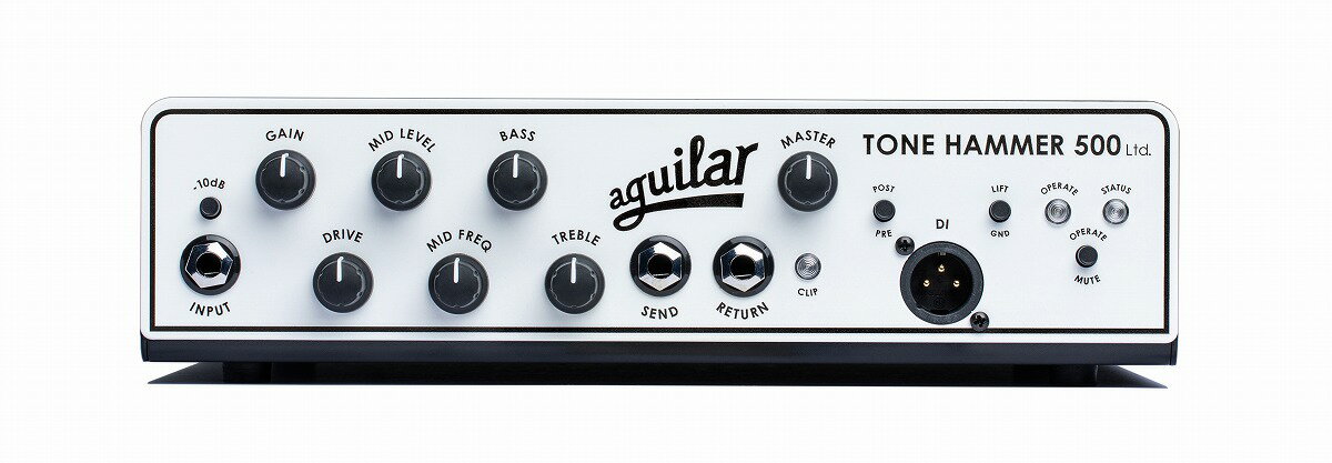 【あす楽対象商品】Aguilar / Tone Hammer 500 Limited Edition Winter White 【数量限定モデル】アギュラー ベースアンプ ヘッド【PNG】