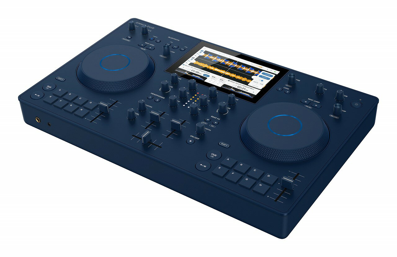 イシバシ楽器 WEB SHOPのAlphaTheta / OMNIS-DUO ポータブル オールインワン DJシステム【PNG】｜アングル2