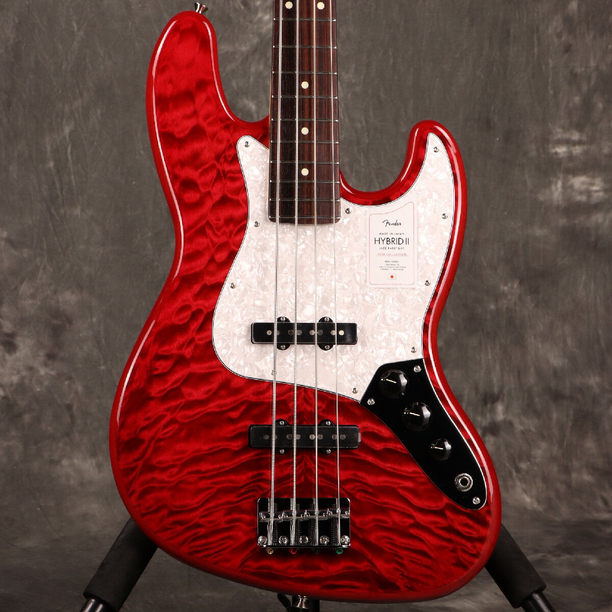 Fender / 2024 Collection Made in Japan Hybrid II Jazz Bass QMT Rosewood FB Red Beryl [限定モデル]【4.12kg】[S/N JD23030900]【YRK】
