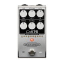 スタジオ品質のべース用コンプレッサーペダル Cali76 Bass Compressorは、1960年代以降の多くのスタジオレコーディングで聞かれた世界的に有名なUrei 1176スタジオコンプレッサーからインスピレーションを受けて開発されたスタジオ品質のべース用コンプレッサーペダルです。一切の妥協の無いオールアナログ回路により、超高速レスポンスと独特なFETコンプレッショントーンを現代のギタリストに提供します。 2012年に初めて誕生したCali76はORIGIN EFFECTSの名を世に知らしめましたが、Cali76 Bass CompressorはこのCali76コンプレッサーペダルの長い系譜の最新作でです。 スタジオスタイルのコンプレッサーと同様のコントロールに加えてパラレルコンプレッション用のDRYノブを備え、10個のLEDによるゲインリダクションメーターも新たに搭載されました。 このベース用のモデルではAttack/Releaseコントロールが一つに統合され、指定した周波数以上にのみコンプレッサーを適用する為のハイパスフィルターが搭載されています。 ペダルボードのスペースを圧迫しないコンパクトな筐体と内部昇圧による大きなヘッドルームを備えたこのCali76 Bass Compressorは、世界最高級のコンプレッサーペダルを製造してきたORIGIN EFFECTSの10年以上の経験の集大成です。 ■製品仕様 ●All-analogue signal path ●Ultra-fast FET compression ●1176-inspired circuitry ●Dedicated Attack, Release and Ratio controls ●Sidechain HPF control ●Dry Blend control for parallel compression ●10-LED bar graph gain reduction meter ●Voltage increased internally to 24V for high headroom ●Optimised for guitar, compatible with line-level signals ●Improved dynamic response matches “large format” Cali76 ●Ultra-high input impedance ●High-quality buffered bypass ●Premium components throughout ●Designed and built in England ※画像はサンプルです。