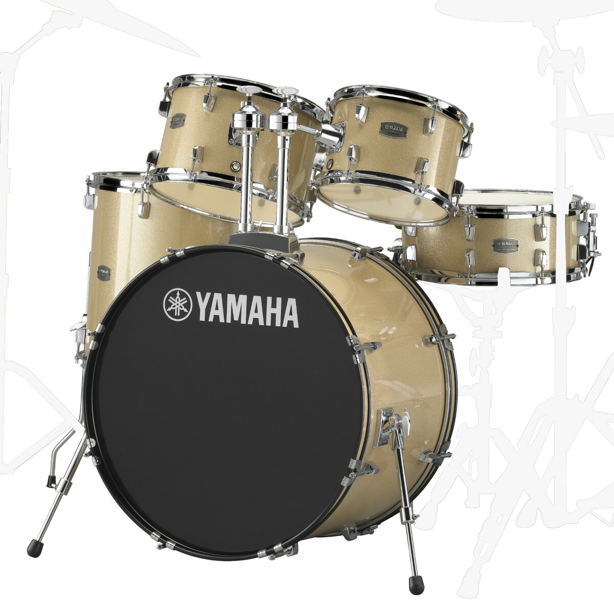 YAMAHA / RDP2F5 CPGシャンパングリッター ライディーン ドラム シェルセット 22BD【お取り寄せ商品】【PNG】