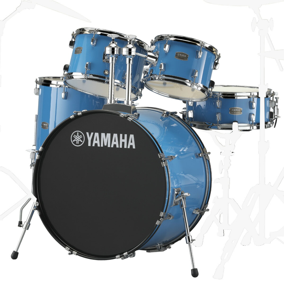 YAMAHA / RDP2F5 SKBスカイブルー ライディーン ドラム シェルセット 22BD【お取り寄せ商品】【PNG】