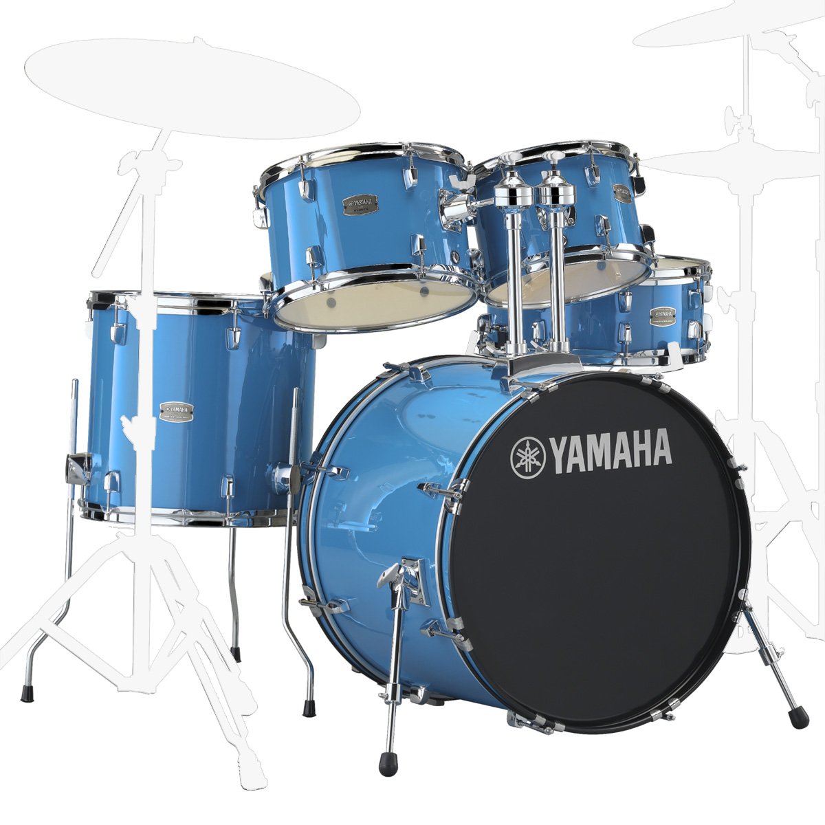 YAMAHA / RDP0F5 SKBスカイブルー ライディーン ドラム シェルセット 20BD【お取り寄せ商品】【PNG】