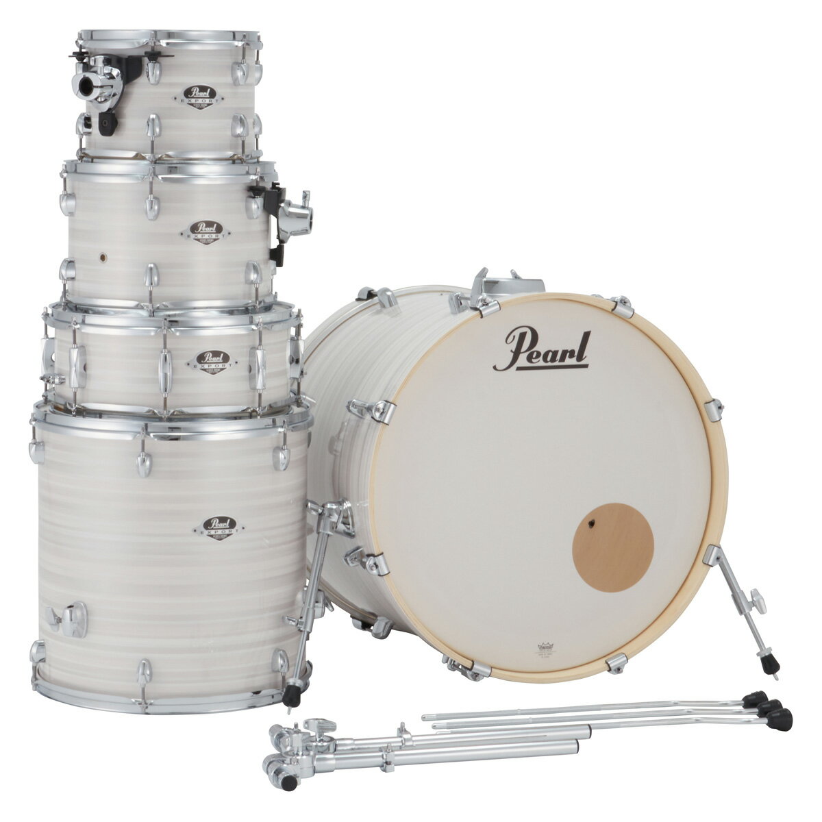 Pearl / EXX725SPN/C #777 スリップストリームホワイト エクスポート ドラムシェルパック【お取り寄せ商品】