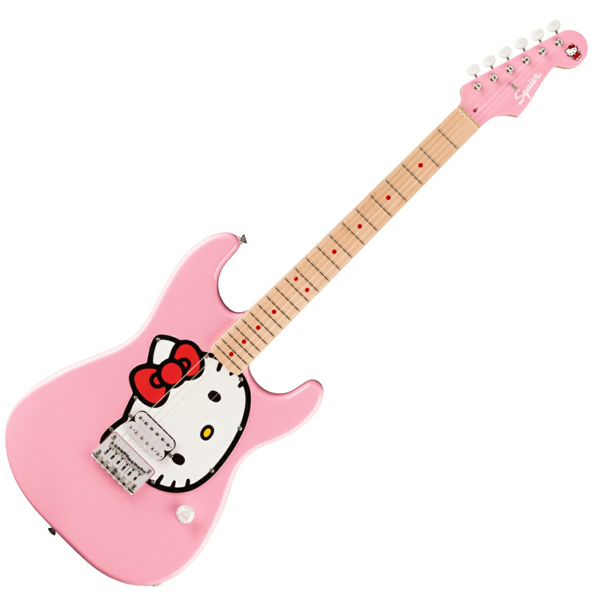 Squier by Fender / Limited Edition Hello Kitty Stratocaster Maple Fingerboard Pink ハローキティ スクワイヤー [限定モデル]【YRK】