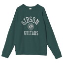 Gibson / GA-HOOD-COLG-GRN-LG Collegiate Pullover (Deep Green) Large ギブソン プルオーバー パーカー Lサイズ【YRK】