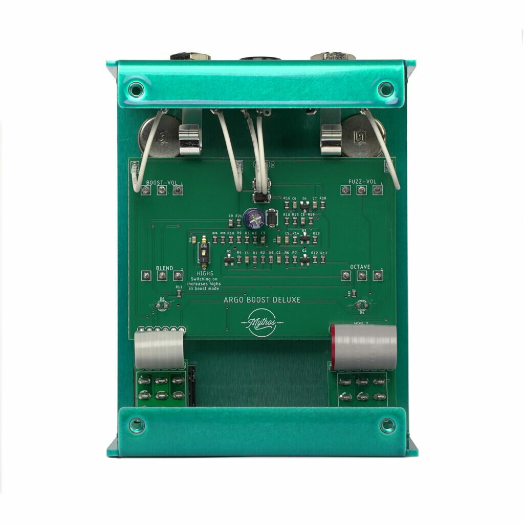 《セール品》Mythos Pedals / Argo Boost Deluxe OCTAVE FUZZ/BOOST オクターブ・...