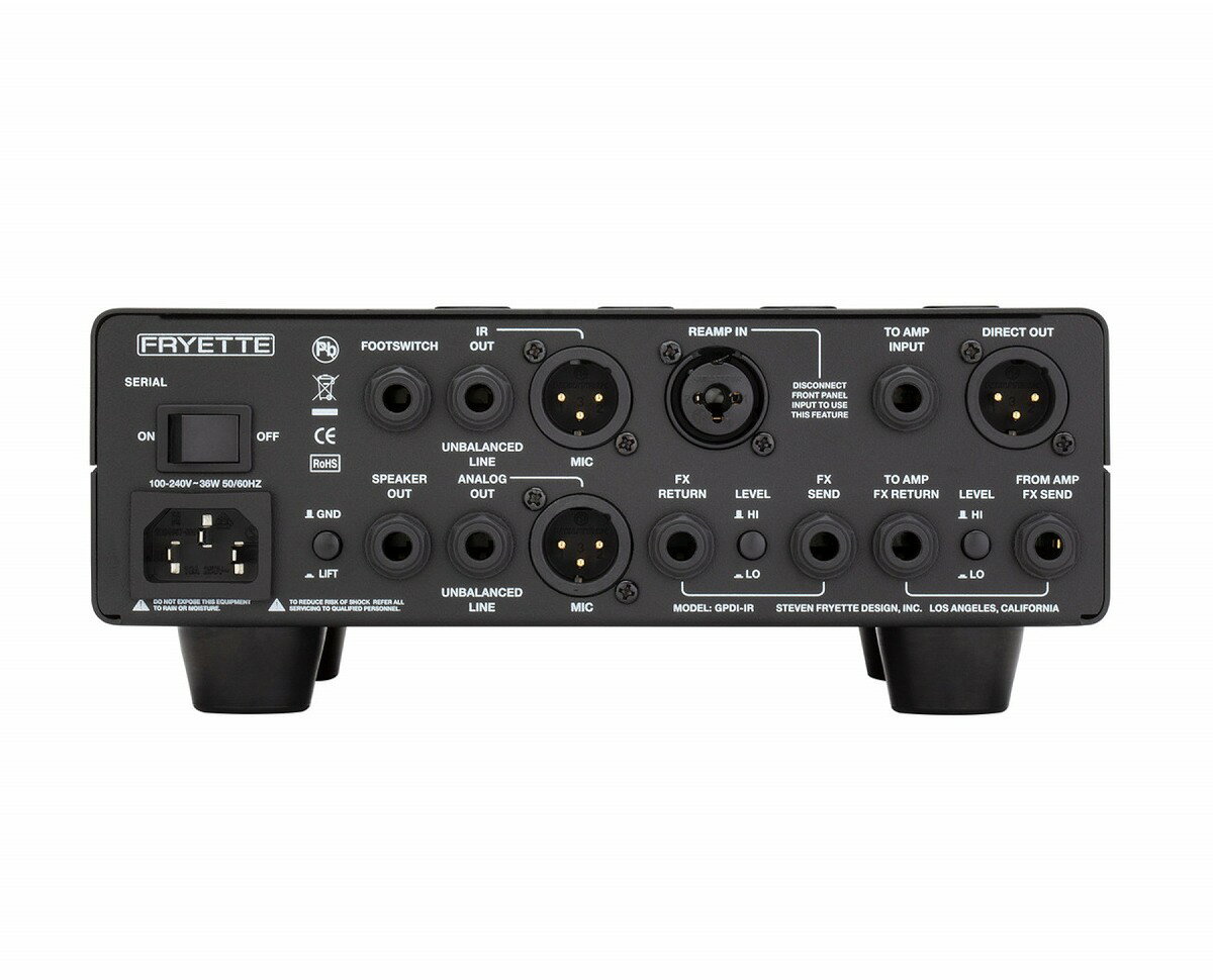 《セール品》【未展示在庫】 FRYETTE / Valvulator GPDI/IR フライエット 真空管ヘッドアンプ CAB + MICシミュレーター IRローダー 【国内正規品】【PNG】 ishibashi-10207049 イシバシ楽器 WEB SHOP サンプル画像3
