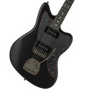 Fender / Made in Japan Limited Hybrid II Jazzmaster Noir Rosewood Fingerboard Bl...