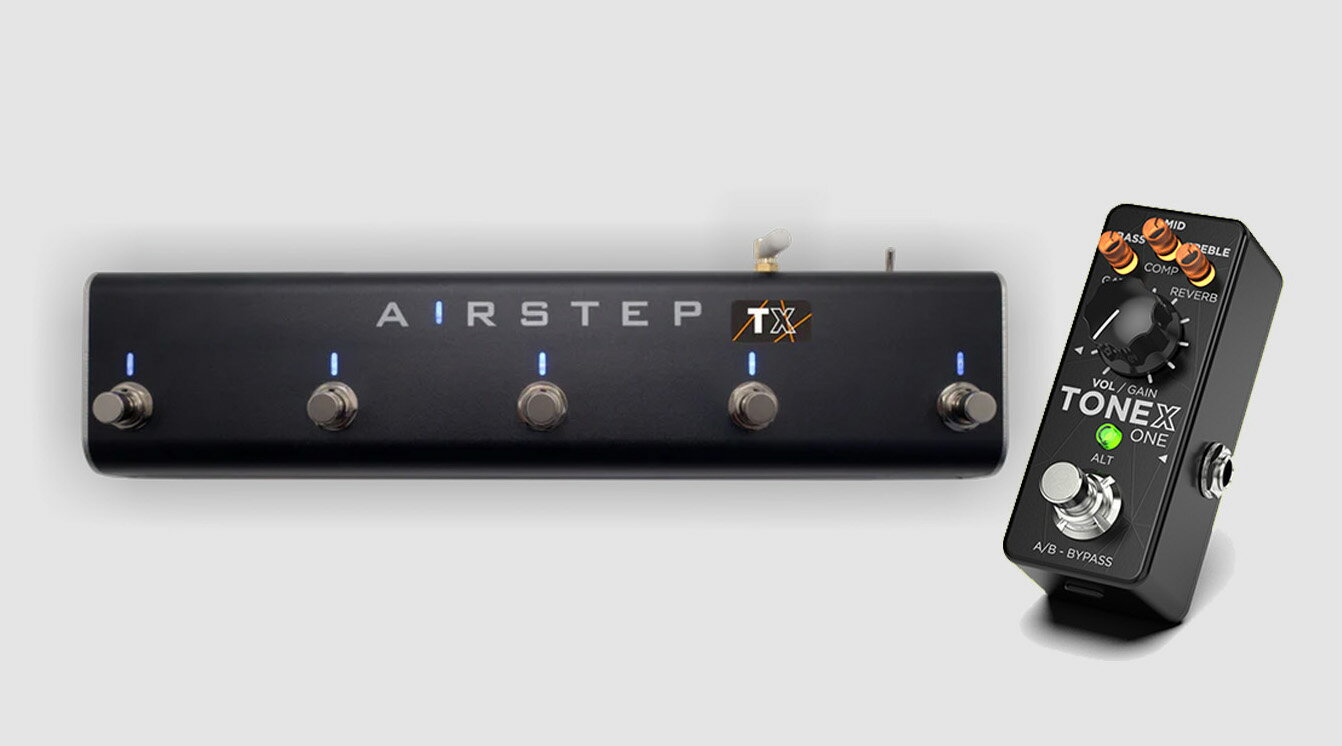 【数量限定バンドルセット】XSONIC / AIRSTEP TX + TONEX One Bundle TONEX ONE/TONEX PEDAL専用フットコントローラー 【国内正規品】【PNG】
