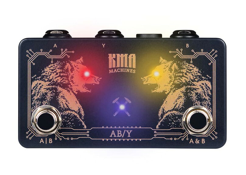 KMA MACHINES / Passive AB/Y AB/Y Box パッシブAB/Yペダル with アクティブ・スイッチ【正規国内輸入代理店商品】