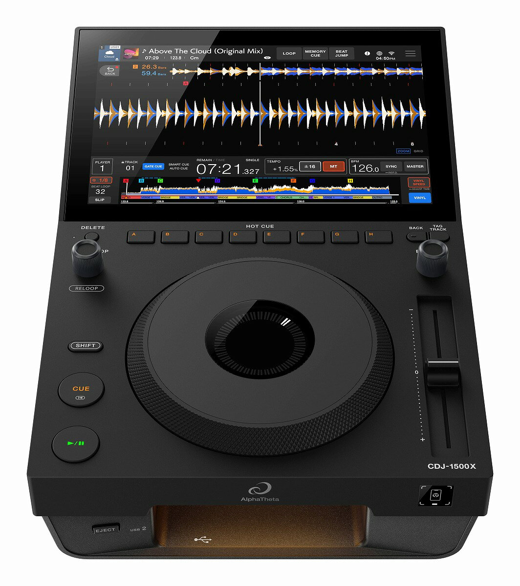 AlphaTheta / CDJ-1500X DJプレーヤー《予約注文/7月29日 発売予定》【PNG】