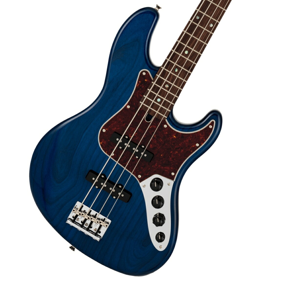 日本製フェンダーより限定シリーズ"Active Modern Jazz Bass"登場！ Made in Japan Limited Active Modernシリーズは、ハイエンドギター/ベースを好み、演奏性とサウンドクオリティの両立を求めるプレイヤーのために開発された、モダンスタイルの新たな選択肢です。 音楽の歴史を築いてきたFenderの象徴であるシングルコイルサウンドを基軸としながら、新開発のアクティブ”SILENCOIL System”を搭載。 シングルコイル本来のトーンを損なうことなくハムノイズを低減し、現代の演奏環境に求められる快適性、静粛性、そして幅広いサウンドバリエーションを高い次元で実現しています。 ネックには、新設計のヒールカット、滑らかな演奏性を実現するフィニッシュ、コンパウンドラジアス指板を採用。 ローポジションでのコードプレイからハイポジションでのテクニカルなリードプレイまで、ポジションを問わず快適な演奏性を提供します。 新開発の”SILENCOIL System”は、シングルコイルピックアップ本来の繊細なニュアンスや明瞭なアタックを維持しながら、独立したコイルが拾ったハムノイズのみを打ち消す信号をピックアップのグラウンド側から送り込むことで、クリアで立体感のあるサウンドを実現します。 また、ピックアップの種類に依存しないシステム設計のため、将来的にピックアップを交換した場合でも”SILENCOIL System”の効果を維持することが可能です。 さらに、トーンノブをプッシュすることでBassおよびTrebleイコライザーが有効となり、スタックノブの操作により、それぞれの帯域を独立してブーストすることができます。 これにより幅広いサウンドメイキングが可能です。 Made in Japanならではの精密なクラフトマンシップと現代的な機能性を融合した本シリーズは、伝統的なFenderサウンドを継承しながら、より自由で表現力豊かな演奏を求めるプレイヤーに向けたモダンスタイルのベースです。 付属品：ギグバッグ、調整用レンチ、メーカー保証書 ※画像はサンプルです。 主な仕様： Body Material AlderBody Finish Gloss PolyesterNeck Maple, Modern “C”Neck Finish Satin Urethane Finish on Back, Gloss Urethane Finish on FrontFingerboard Rosewood, 9.5” to 14” Compound Radius (241 mm-355.6 mm)Frets 22, Medium JumboPosition Inlays Abalone Dot (Rosewood)Nut (Material/Width) Bone, 1.5” (38.1 mm)Tuning Machines Fender “F” Light-Weight Vintage-Paddle Keys with Tapered ShaftsScale Length 34” (864 mm)Bridge 4-Saddle HiMass Vintage (String-Through-Body or Top-Load)Pickups Premium Vintage-Style Late 60s Single-Coil Jazz Bass (Middle), Premium Vintage-Style Late 60s Single-Coil Jazz Bass (Neck)Pickup Switching NoneControls Volume 1. (Middle Pickup), Volume 2. (Bridge Pickup), Treble Boost+Bass Boost, MasterTone(Push / Push)Control Knobs BlackHardware Finish Nickel/ChromeStrings Nickel Plated Steel (.045-.105 Gauges)Case/Gig Bag Included Deluxe Gig Bag