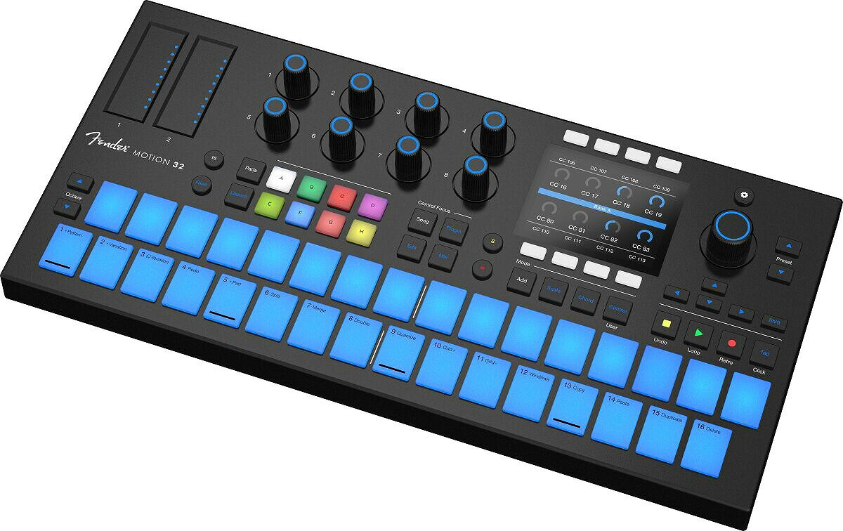 イシバシ楽器 WEB SHOPのFender Studio / Motion 32 Motion Production Controllers【PNG】｜アングル2