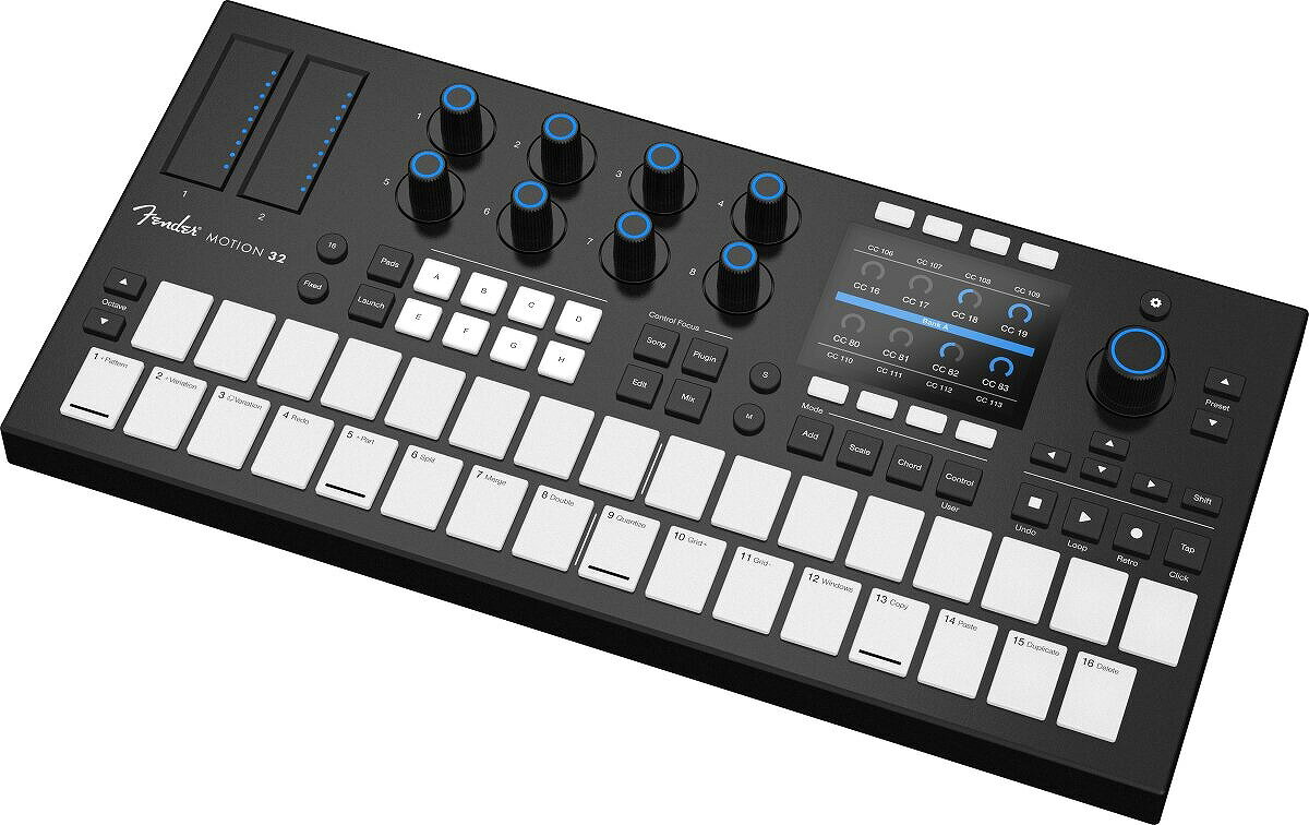 イシバシ楽器 WEB SHOPのFender Studio / Motion 32 Motion Production Controllers【PNG】｜アングル3