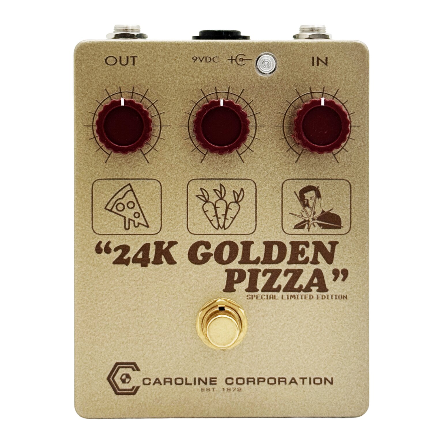 Caroline Guitar Company 24K Golden Pizza…