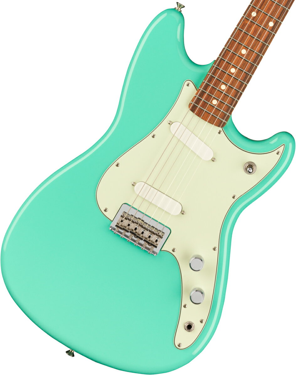 《WEBSHOPクリアランスセール》Fender / Player Duo Sonic Pau Ferro Fingerboard Seafoam Green フェンダー《+4582600680067》［新品特価品］