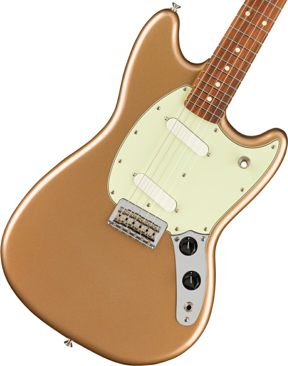 《WEBSHOPクリアランスセール》Fender / Player Mustang Pau Ferro Fingerboard Firemist Gold フェンダー《+4582600680067》
