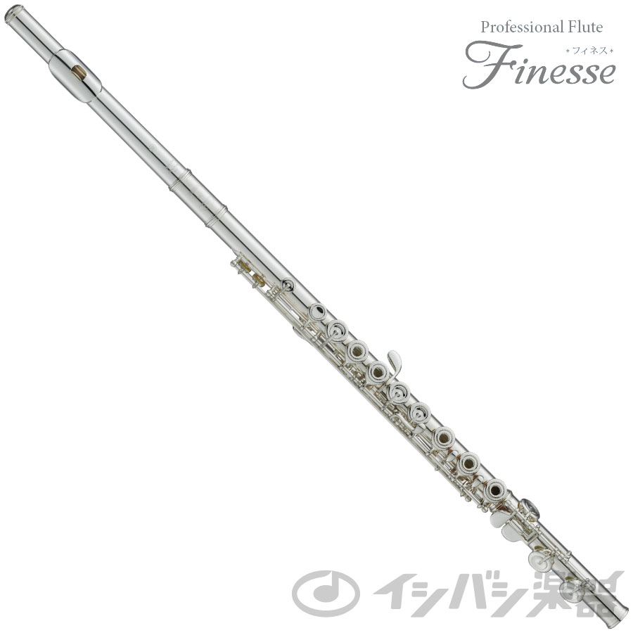 YAMAHA FLUTE YFL-587 「Finesse」ヤマハ プロフェッショナル フルート 〜フィネス〜 頭部管銀製 インラインリングキ…