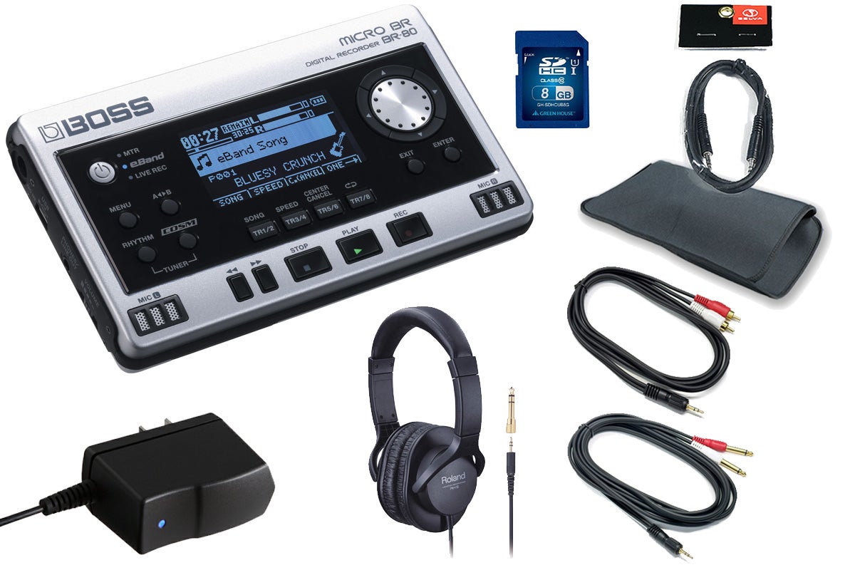 BOSS ボス / MICRO BR (BR-80) [アクセサリーセット！] Digital Recorder【PNG】