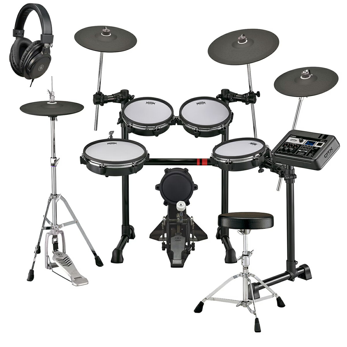 YAMAHA / DTX6K5-MUPS メッシュヘッドの電子ドラムキット ヤマハ 純正ヘッドホン付き【PNG】