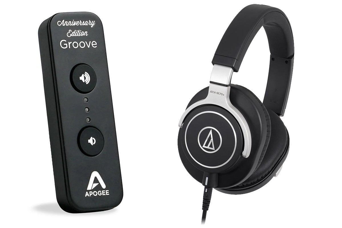 乐天商城 - Apogee / GROOVE 40th Anniversary Edition + ATH-M70X (DAC & ヘッドフォン・アンプ + モニターヘッドホン セット)【PNG】