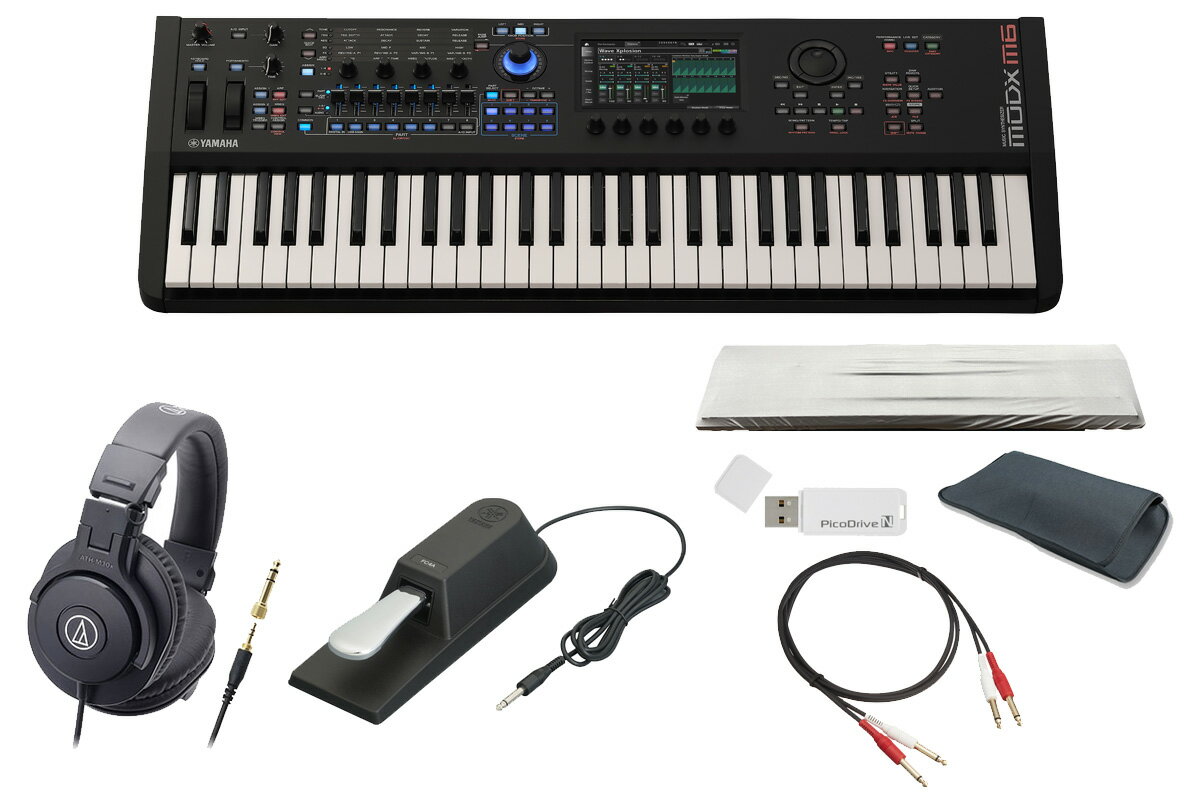 YAMAHA ��ޥ� / MODX M6 [�����ڥ���(FC4A)���إåɥۥ�(ATH-M30x)���åȡ�] 61�� �ߥ塼���å����󥻥������� (MODX M...