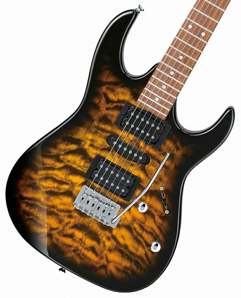 Ibanez / GRX70QA-SB Sunburst GIO Series アイバニーズ 入門用 豪華なキルトトップ 《+4582600680067》