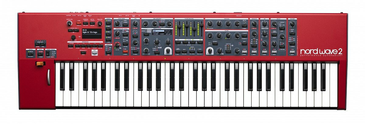 【タイムセール： 2日12時まで】【あす楽対象商品】nord ノード / nord wave 2 パフォーマンス・シンセサイザー【YRK】