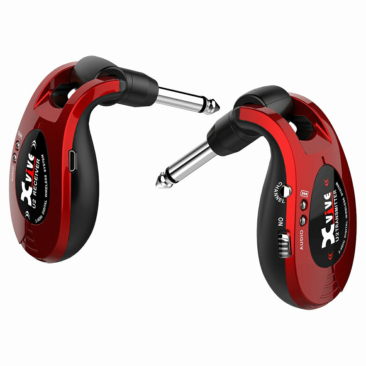 XVIVE / XV-U2/R Wireless Guitar System デジタルワイヤレスシステム レッド