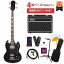 Epiphone / SG Bass EB-3 2-Pickup Ebony エピフォン ベース VOXアンプ付属エレキベース初心者セットR【YRK】