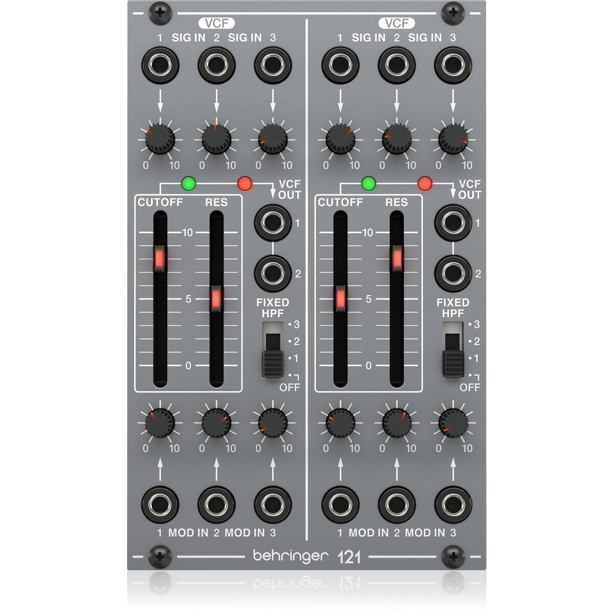 BEHRINGER ベリンガー / 121 DUAL VCF アナログデュアルVCFモジュール【お取り寄せ商品】