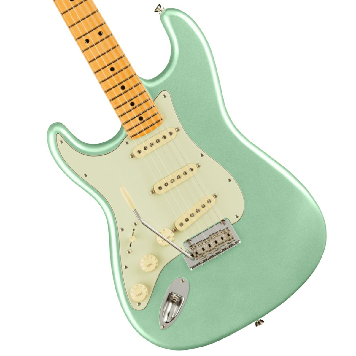 Fender/ American Professional II Stratocaster Left-Hand Maple Fingerboard Mystic Surf Green フェンダー【左利き用】【YRK】《 4582600680067》
