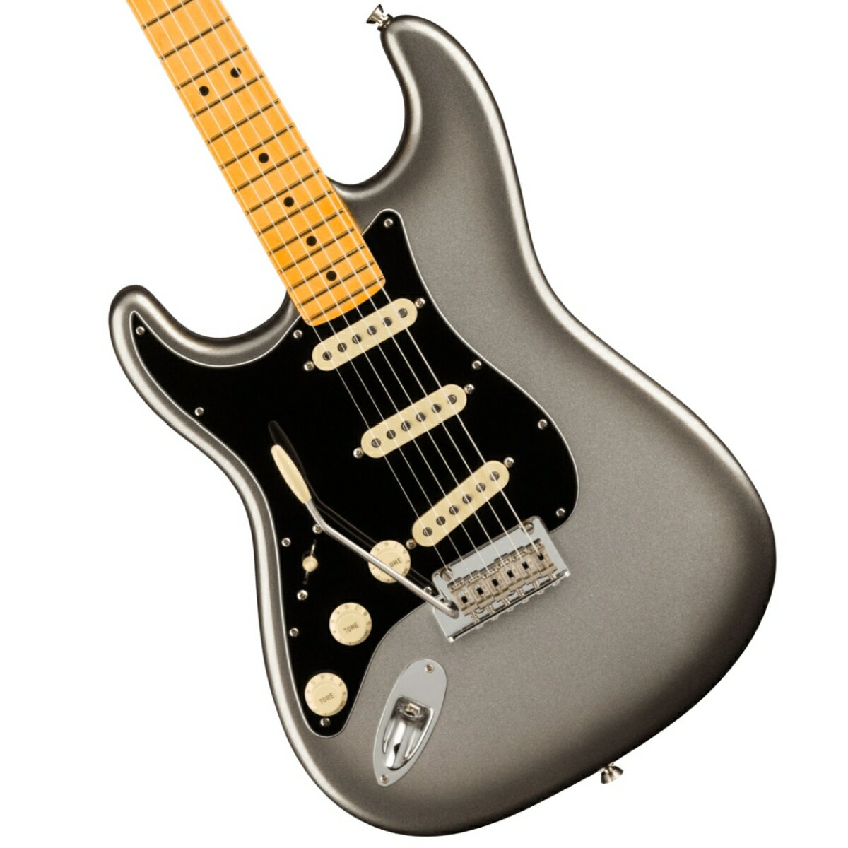 《WEBSHOPクリアランスセール》Fender/ American Professional II Stratocaster Left-Hand Maple Fingerboard Mercury フェンダー【左利き用】《 4582600680067》【PNG】