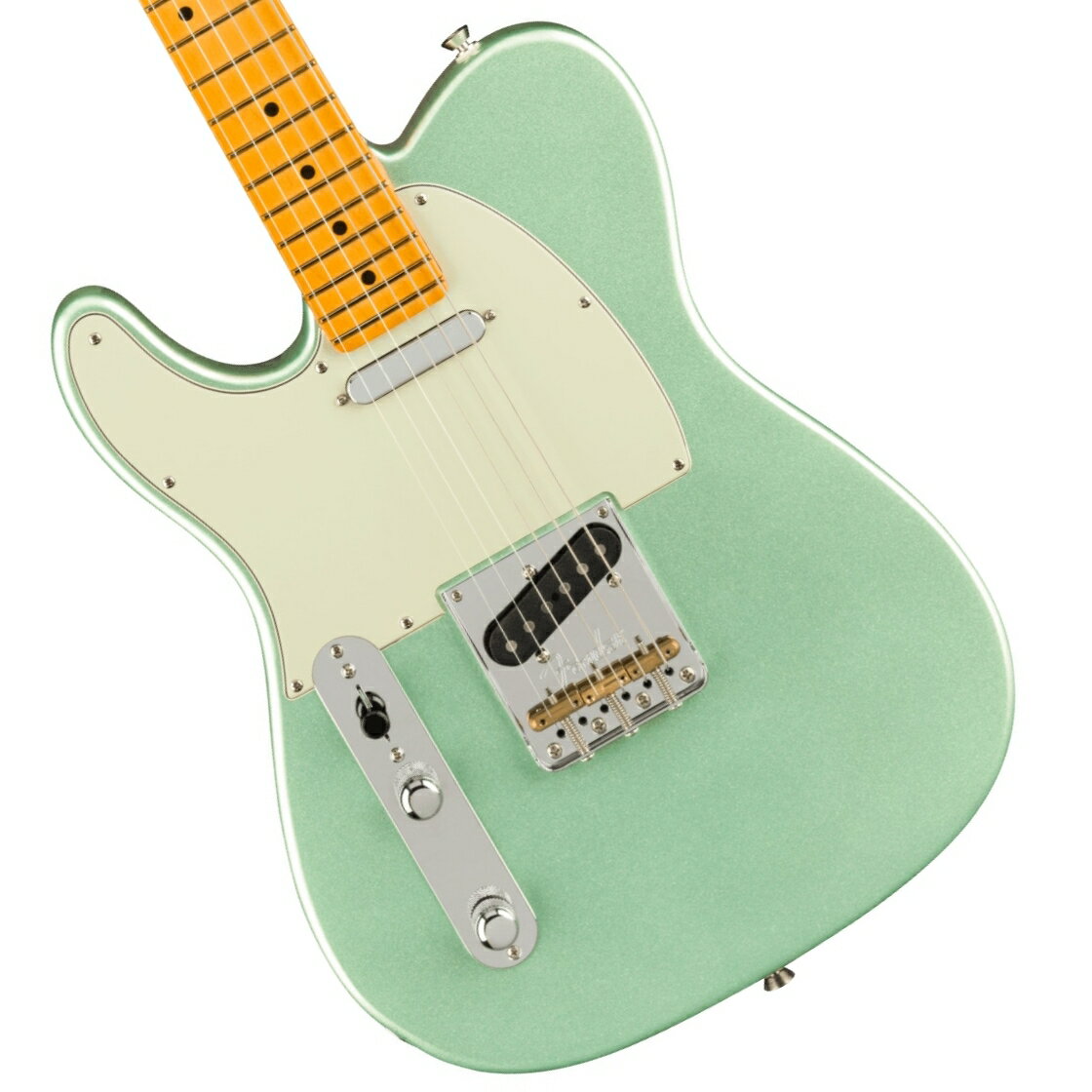 《WEBSHOPクリアランスセール》Fender/ American Professional II Telecaster Left-Hand Maple Fingerboard Mystic Surf Green フェンダー【左利き用】【PNG】《 4582600680067》