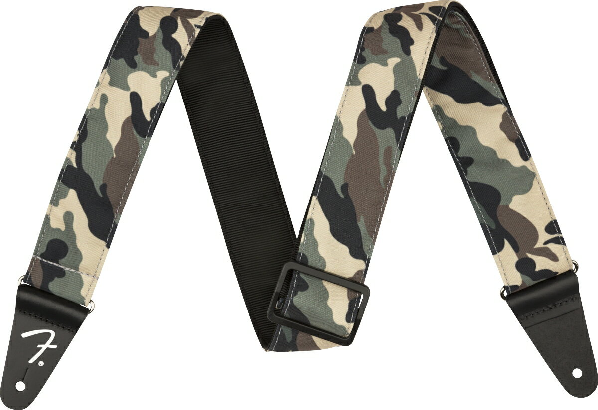 《WEBSHOPクリアランスセール》Fender / 2 Inch Camo Strap Woodland フェンダー【ACCセール】【PNG】