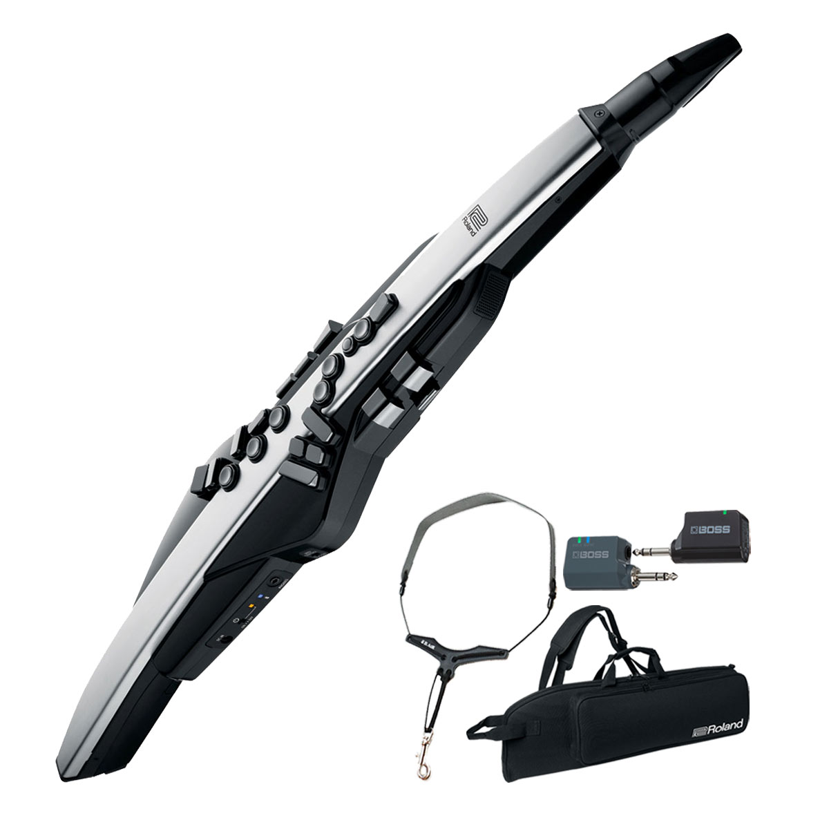 【あす楽対象商品】Roland / AEROPHONE PRO AE-30 エアロフォン デジタル管楽器 ワイヤレスシステムセット【PNG】