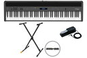 Roland ローランド / FP-60X BK【Xスタンド KS100B セット!】ブラック 電子ピアノ(FP60X)【PNG】