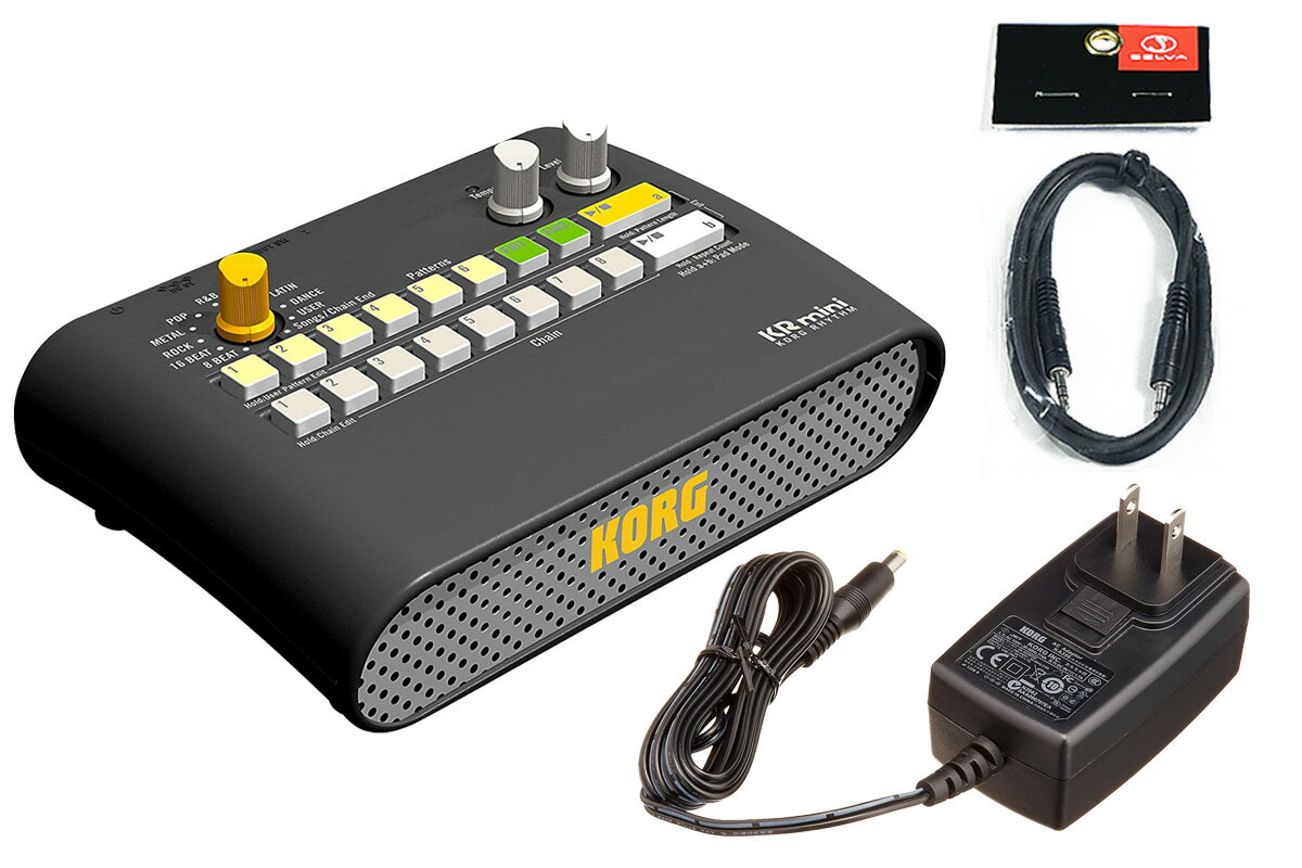 【あす楽対象商品】KORG / KR mini + 純正ACアダプターKA350セット【ステレオミニケーブル付】