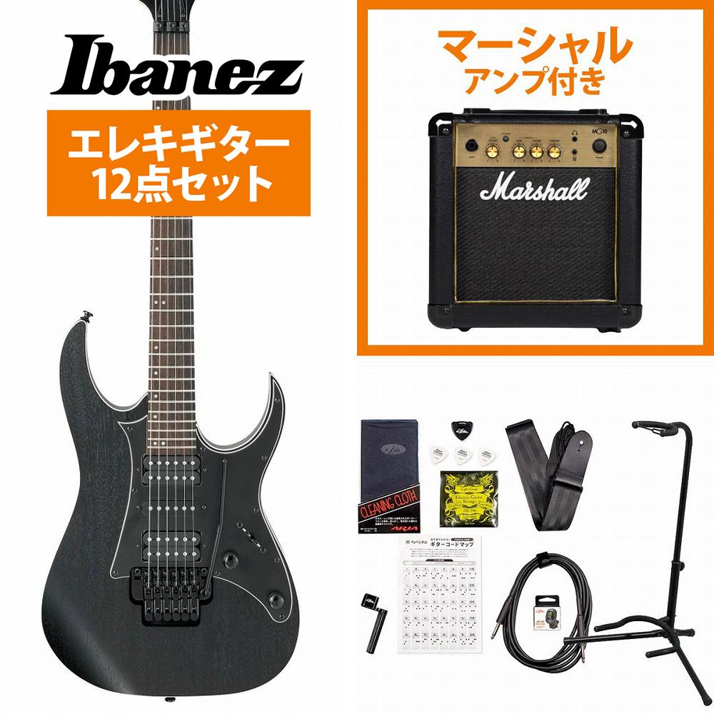 Ibanez / RG350ZB Weathered Black (WK) エレキギター アイバニーズ MarshallMG10アンプ付属エレキギター初心者セット《 4582600680067》《純正ストラッププレゼント / 2100000692644》