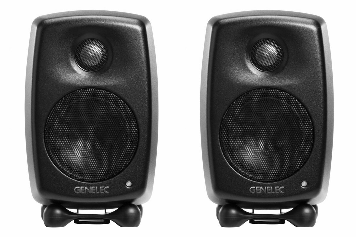 【あす楽対象商品】GENELEC ジェネレック / G One ブラック (ペア) Home Audio Systems