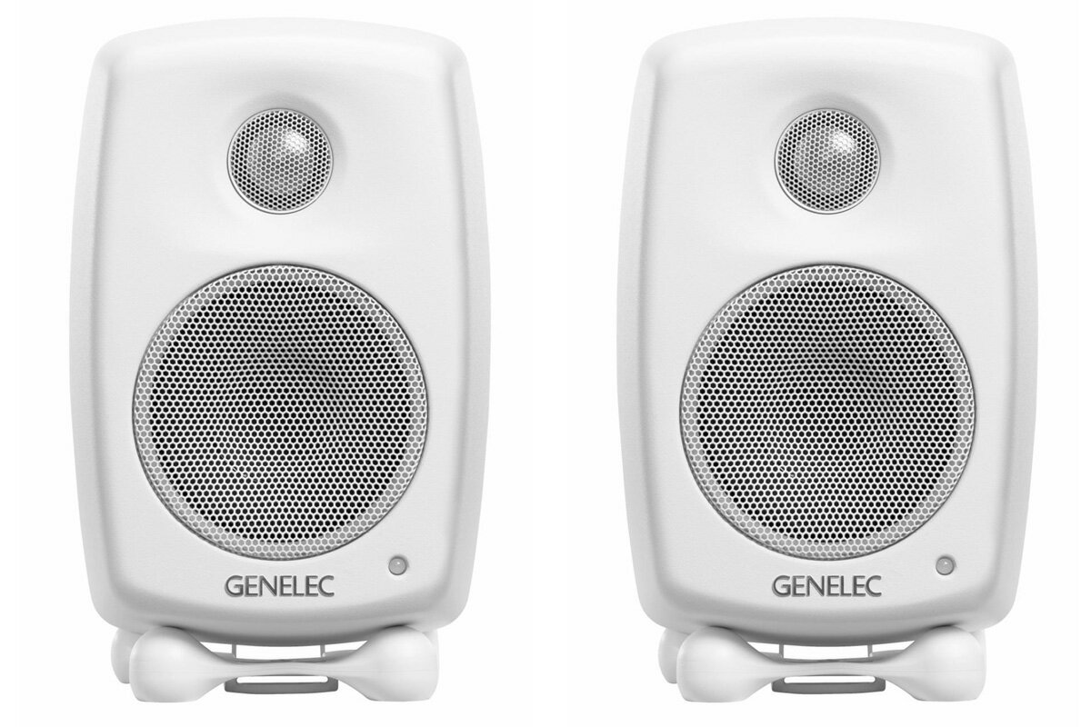 【あす楽対象商品】GENELEC ジェネレック / G One ホワイト (ペア) Home Audio Systems