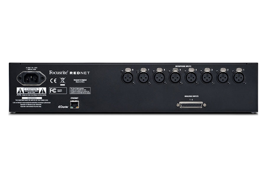 Focusrite フォーカスライト / RedNet 4 (8ch マイクプリ ADインターフェイス)【お取り寄せ商品】