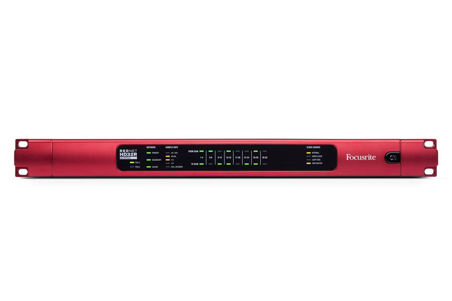 Focusrite フォーカスライト / RedNet HD32R (32ch Dante-ProTools HDブリッジ)【お取り寄せ商品】