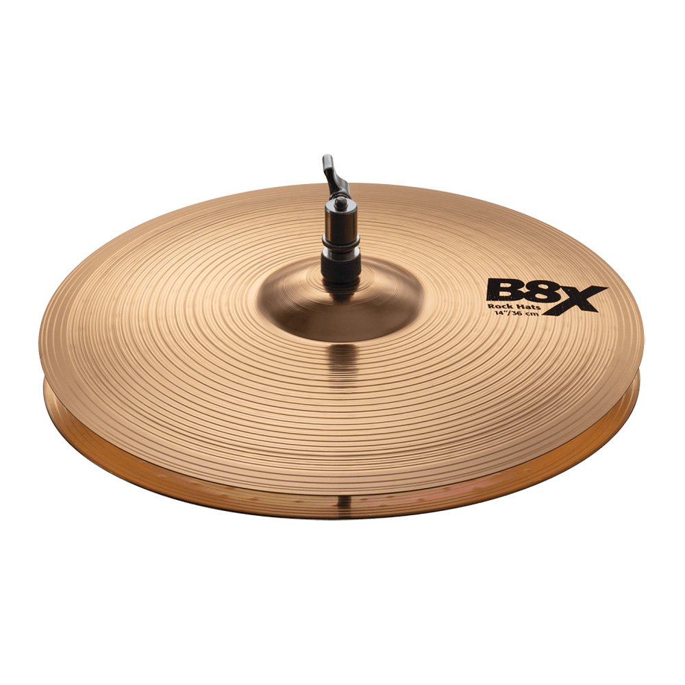 SABIAN / B8X-14TRH + B8X-VRH B8X ROCK HATS 14インチ ハイハットシンバル【トップとボトムのペア】【お取り寄せ商品】