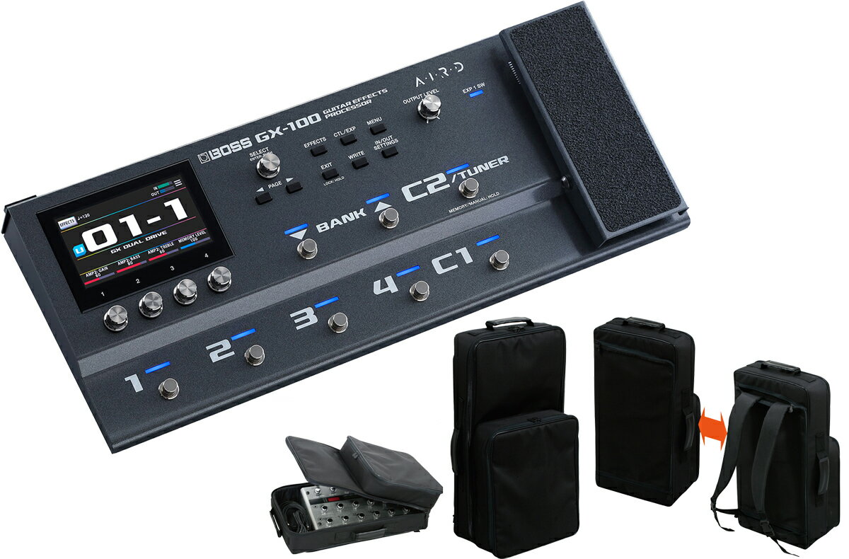 【あす楽対象商品】BOSS / GX-100 Guitar Effects Processor リュック式キャリングケース付き！！ 【YRK】