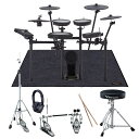 Roland / TD-17KVX2 + MDS-COM TAMAツインペダルフルセット(A) 純正Vドラム・マットTDM10採用【PNG】